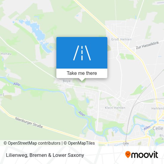 Lilienweg map