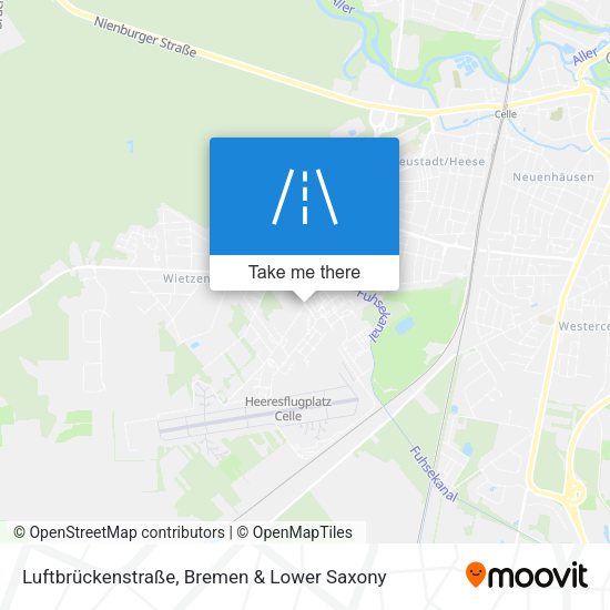 Luftbrückenstraße map