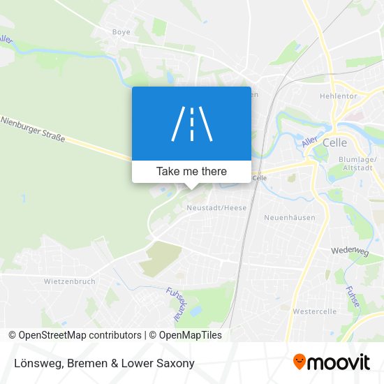 Lönsweg map