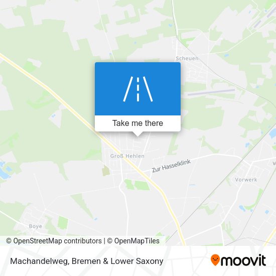 Machandelweg map