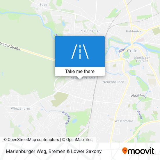 Marienburger Weg map