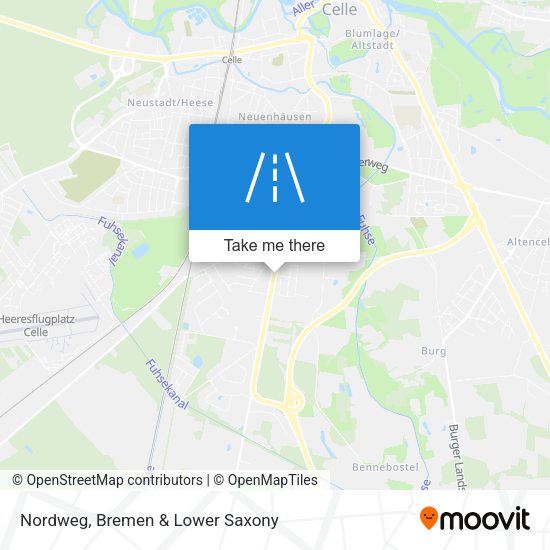 Nordweg map