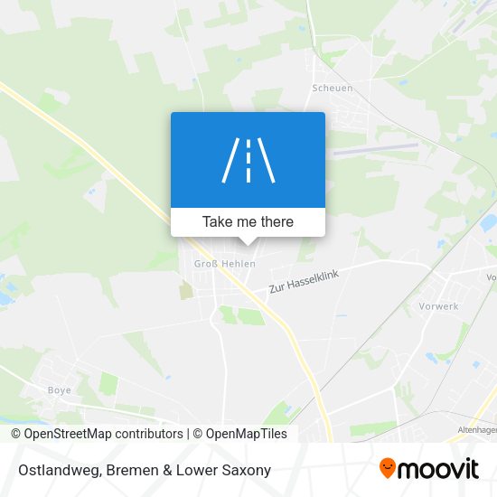 Ostlandweg map