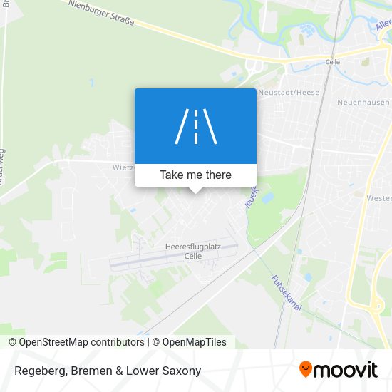 Regeberg map
