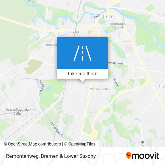 Remontenweg map