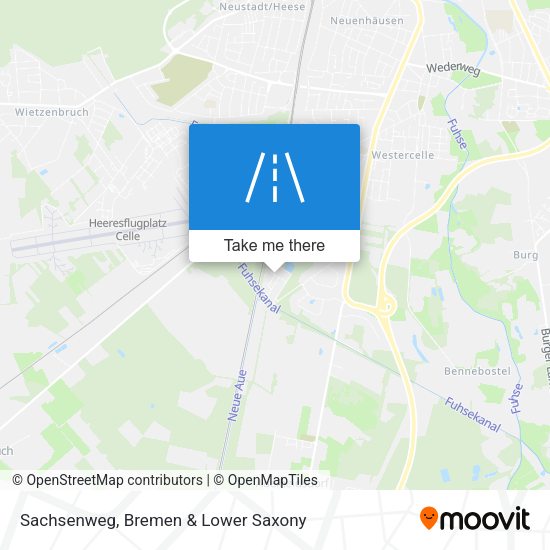 Sachsenweg map