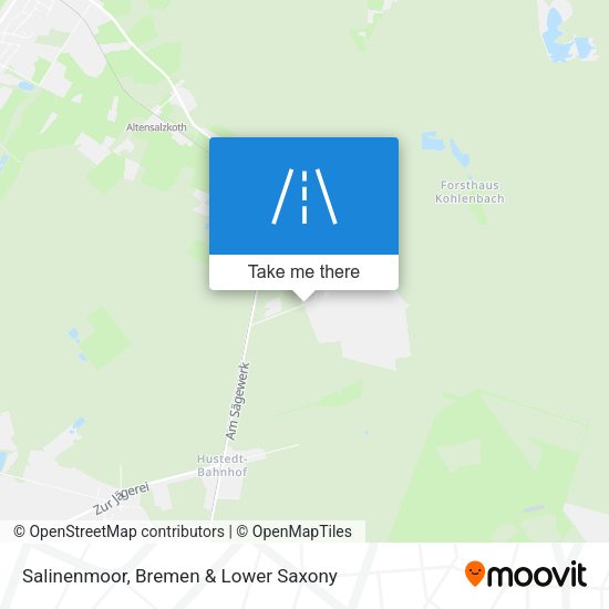 Salinenmoor map