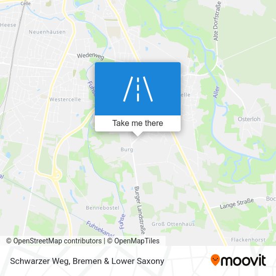 Schwarzer Weg map