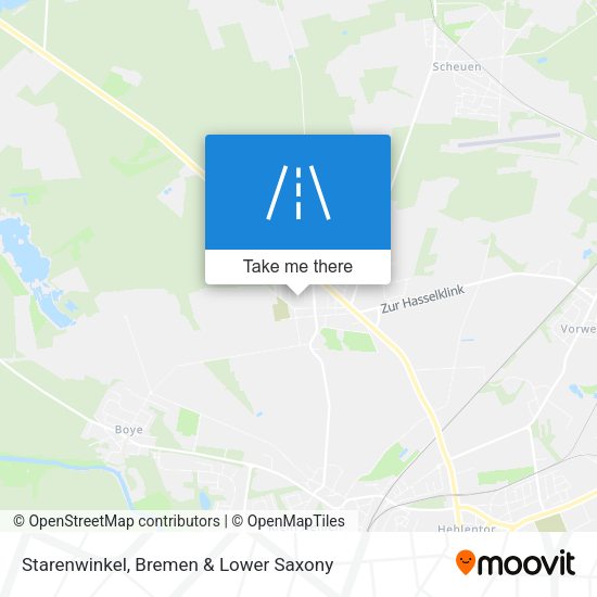 Starenwinkel map