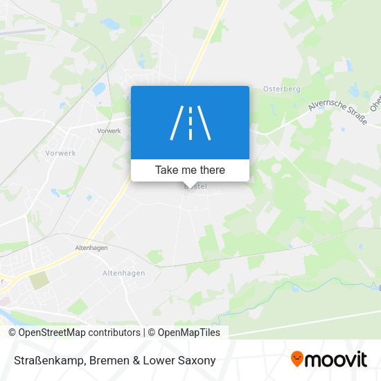 Straßenkamp map