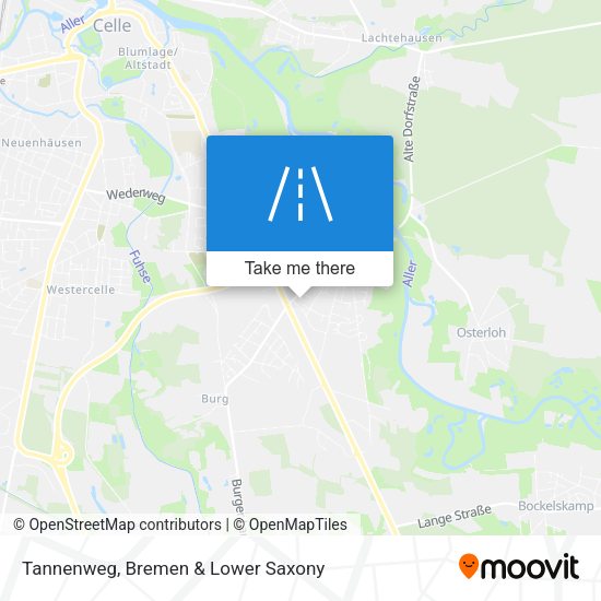 Tannenweg map
