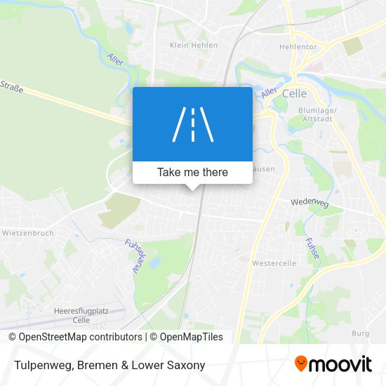 Tulpenweg map
