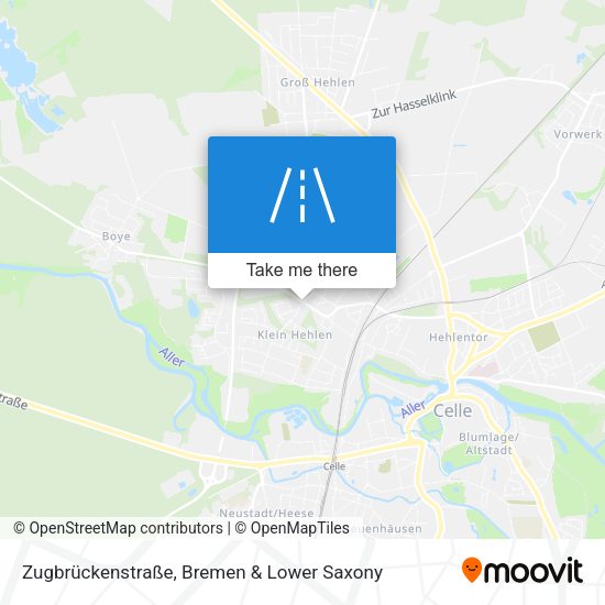 Zugbrückenstraße map