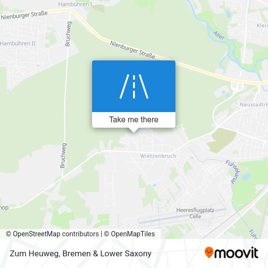 Zum Heuweg map