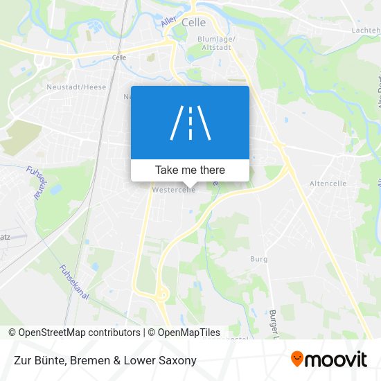 Zur Bünte map