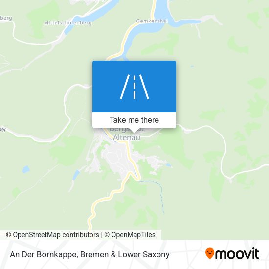 An Der Bornkappe map
