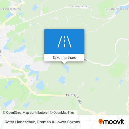 Roter Handschuh map