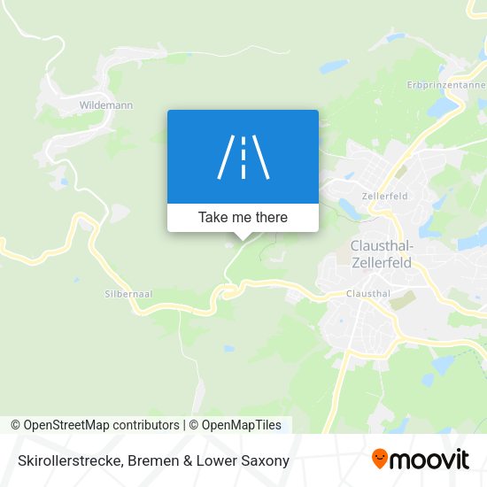Skirollerstrecke map