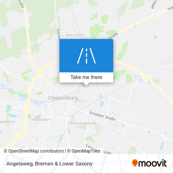 Angelaweg map