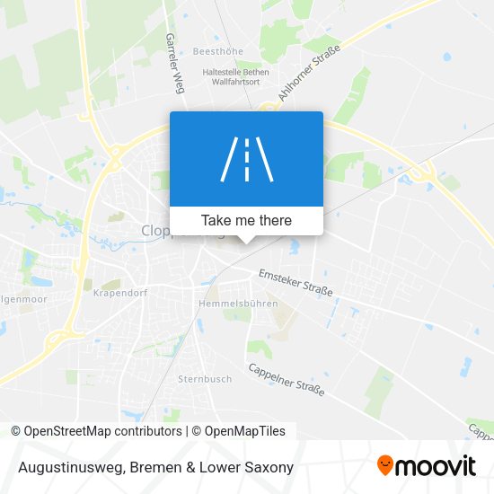 Augustinusweg map