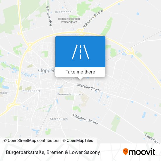Bürgerparkstraße map