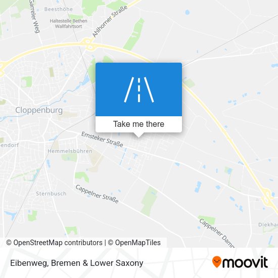 Eibenweg map