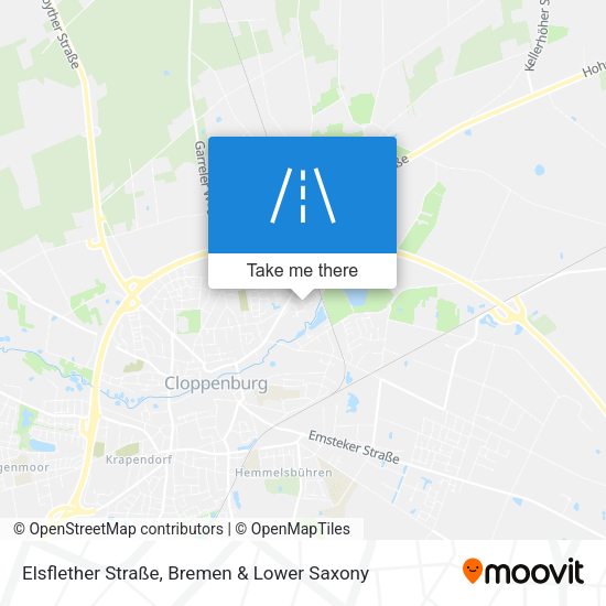 Elsflether Straße map