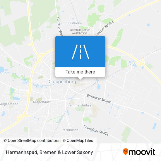 Hermannspad map