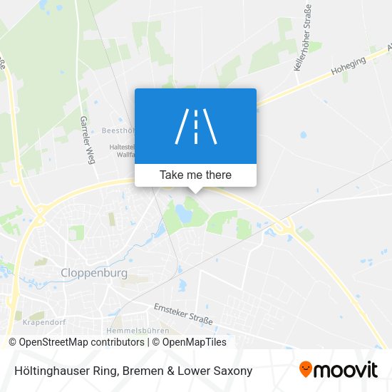 Höltinghauser Ring map