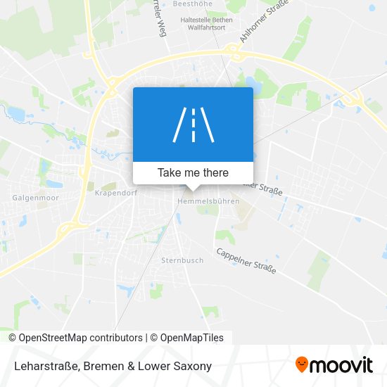 Leharstraße map