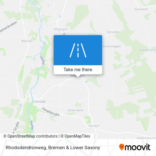 Rhododendronweg map