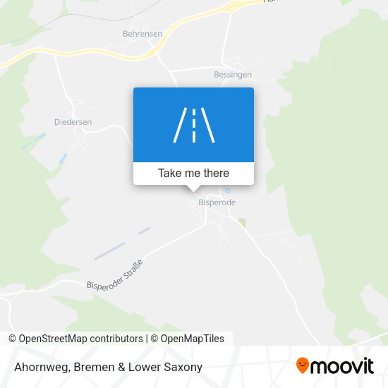 Ahornweg map