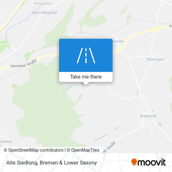 Alte Siedlung map