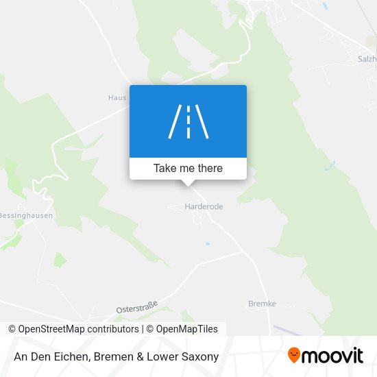 An Den Eichen map