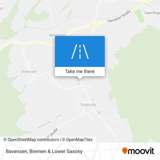 Bavensen map