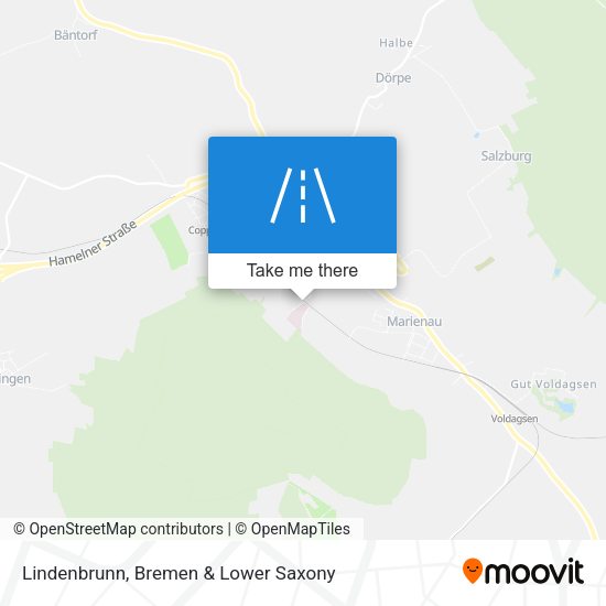 Lindenbrunn map