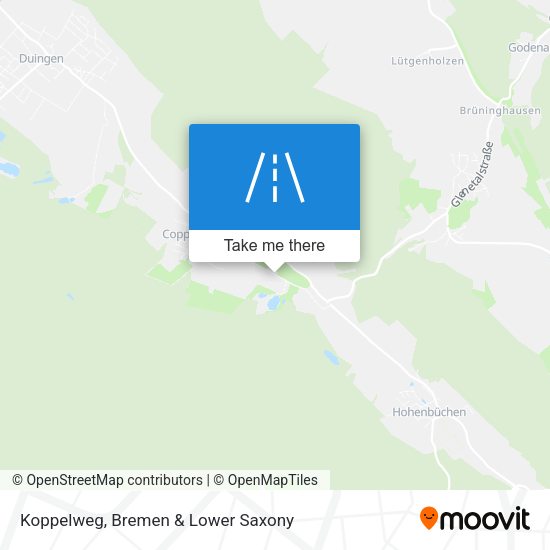 Koppelweg map