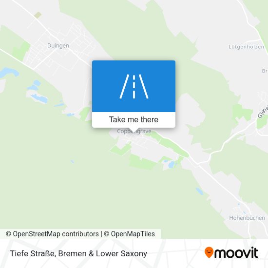 Tiefe Straße map