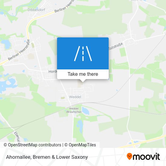 Ahornallee map
