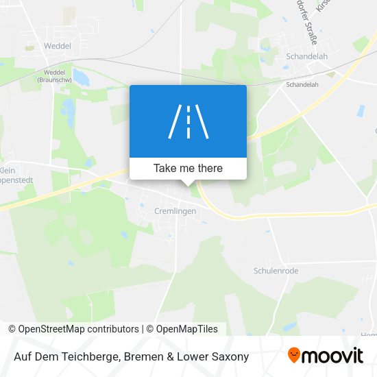Auf Dem Teichberge map