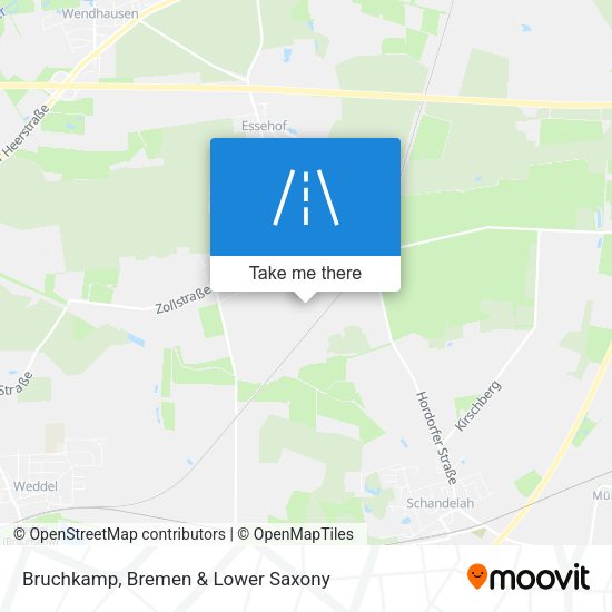 Bruchkamp map