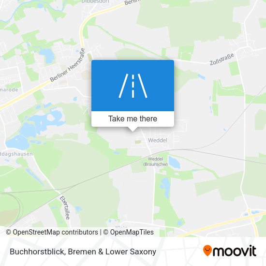 Buchhorstblick map