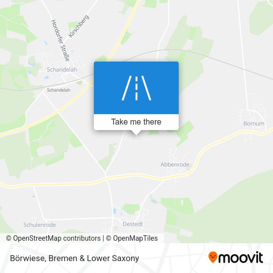 Börwiese map