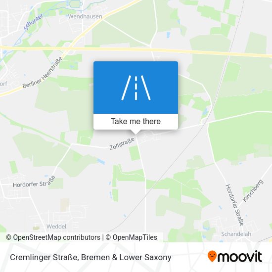 Cremlinger Straße map
