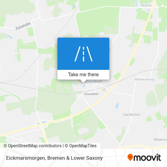 Eickmarsmorgen map