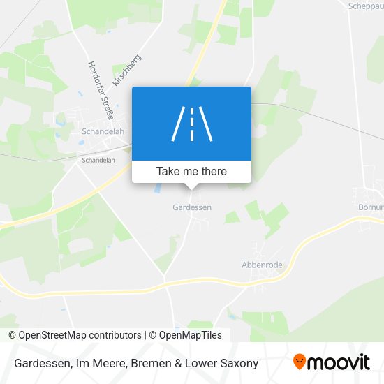 Gardessen, Im Meere map