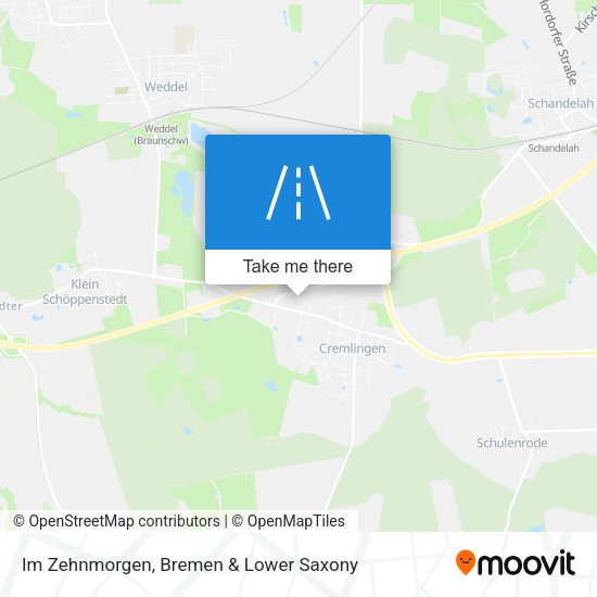 Im Zehnmorgen map