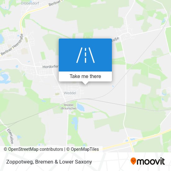 Zoppotweg map