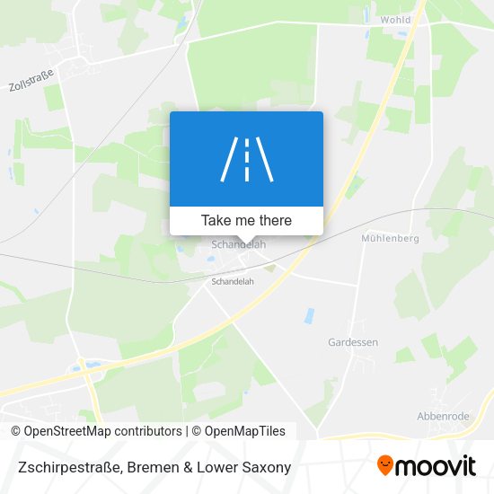 Zschirpestraße map