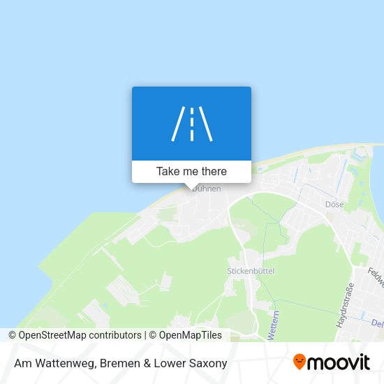 Am Wattenweg map